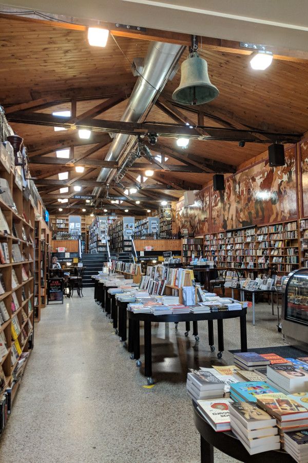 Looking inside the Midtown Scholar Bookshop in Midtown Harrisburg, Pennsylvania.