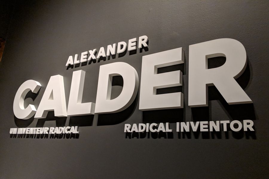 Alexander Calder: Radical Inventor exhibit at the Montreal Museum of Fine Arts.