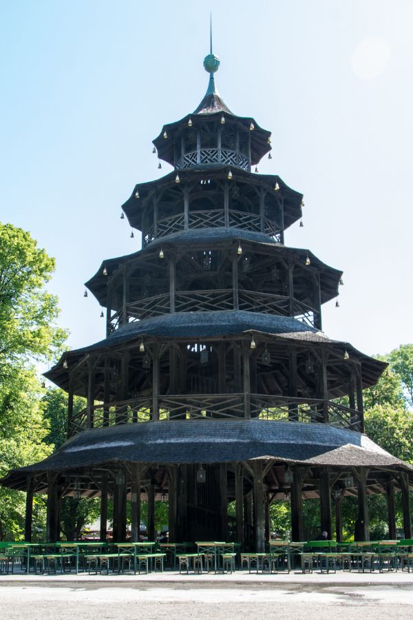 The Chinesischer Turm in Englischer Garten.