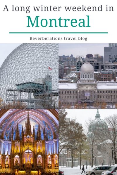 Here's your guide for what to do and what to see in Montreal, Canada for a long winter weekend from important museums to historic neighborhoods. #montreal #quebec #canada #travel