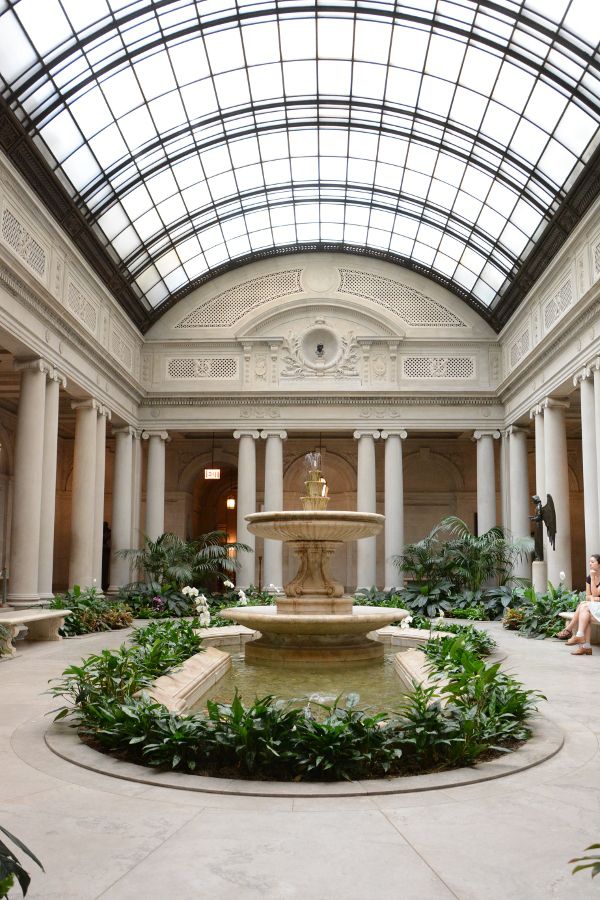 The Garden Court at the Frick Collection, one of many Upper East Side museums.