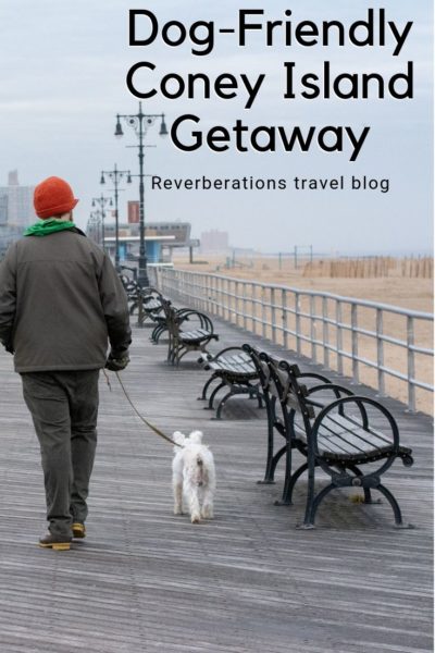 From the boardwalk to the beach, there are so many fun things to do for a Coney Island dog-friendly getaway in Brooklyn, New York. #coneyisland #nyc #brooklyn #dogfriendly