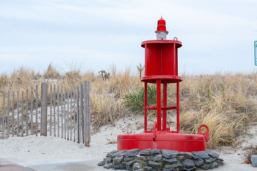 A beach buoy in Cape May.