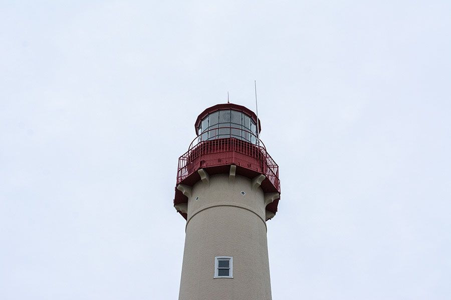 The Cape May Lighthouse is a popular spot for visitors.