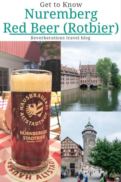 Germany's known for beer and Nuremberg Red Beer (or Rotbier) is a unique variety. Learn the history of this unusual brew and where you can taste it! #nuremberg #bavaria #germany #beer