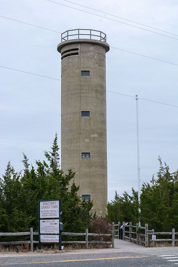 The World War II Lookout Tower in Cape May was one of 15 and today is the only one remaining.