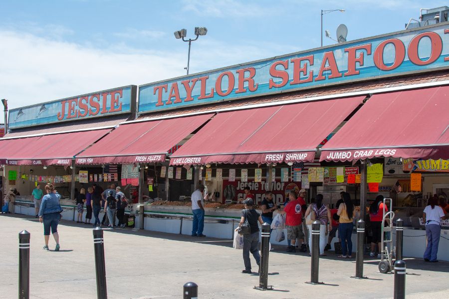 Jessie Taylor Seafood at the Main Avenue Fish Market.