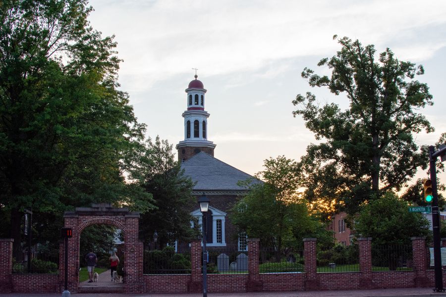 The historic Christ Church in Old Town Alexandria, Virginia.