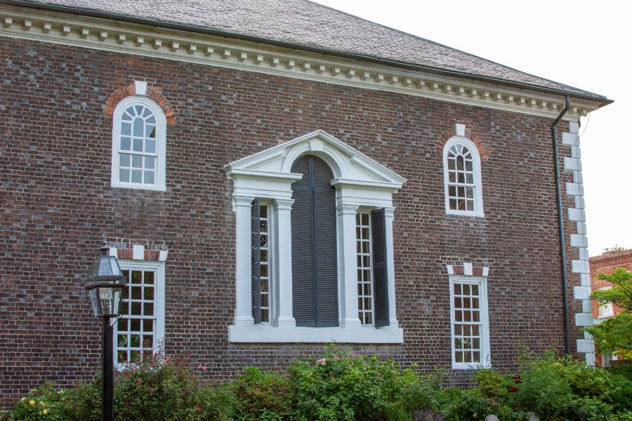 Building at the historic Christ Church in Alexandria, Virginia.