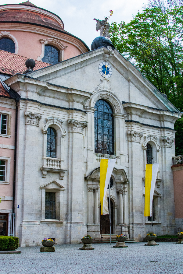 The Kloster Weltenburg Church sits in the heart of the monastery.