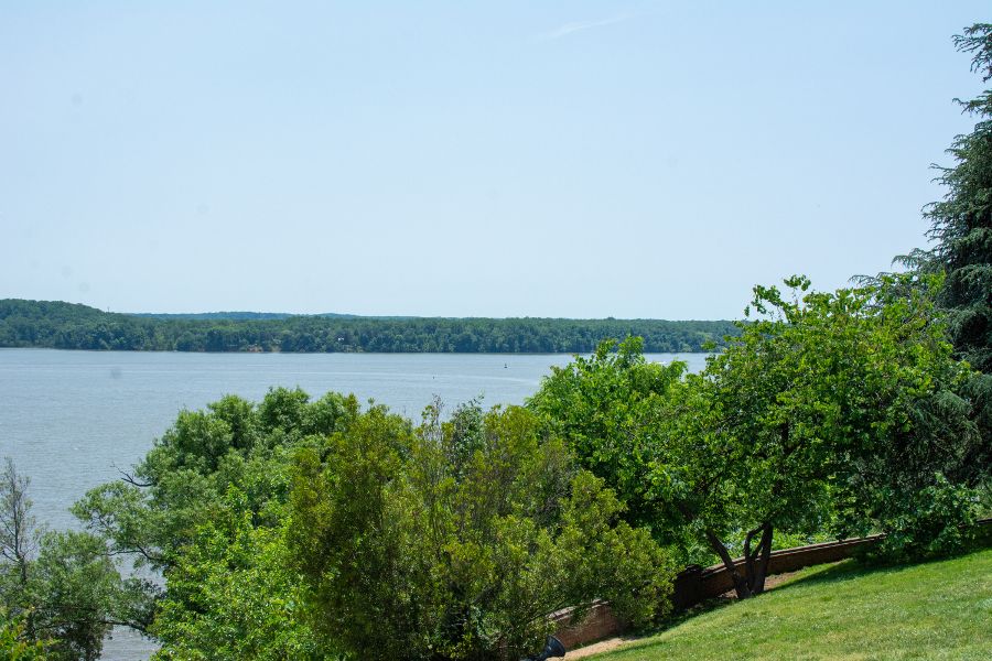 A view of the Potomac River from Mount Vernon.