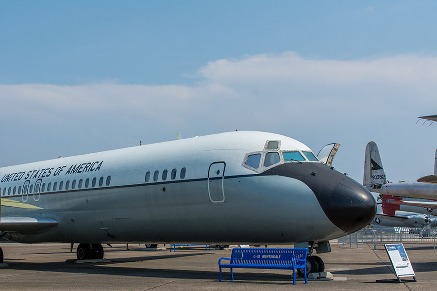 A C-9A Nightingale at the Air Mobility Command Museum in Dover, Delaware.