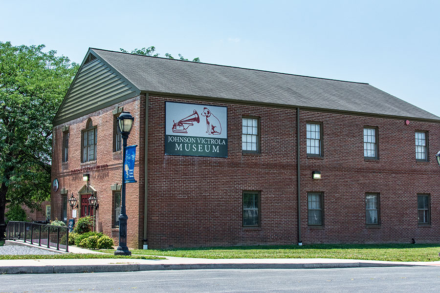 The exterior of Johnson Victrola Museum in Dover, Delaware.