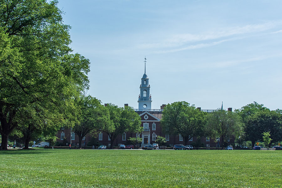 Legislative Hall, the Delaware capitol building.