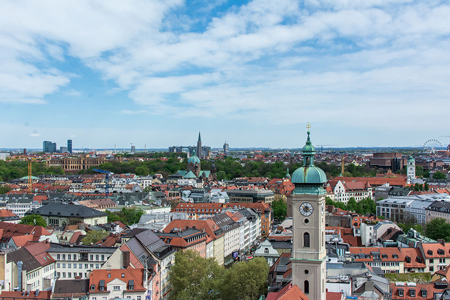 St. Peter's Church offers the best view in Munich.