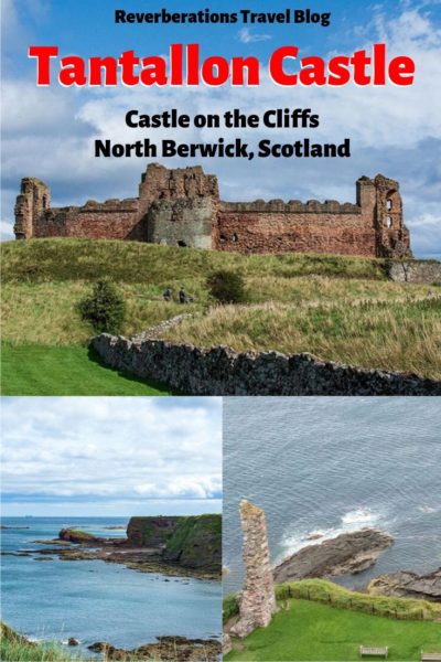 Spectacular ruins of Tantallon Castle in North Berwick, Scotland sit on the edge of a cliff overlooking the sea -- and it's only 30 minutes from Edinburgh. #northberwick #eastlothian #scotland #historicscotland #castle