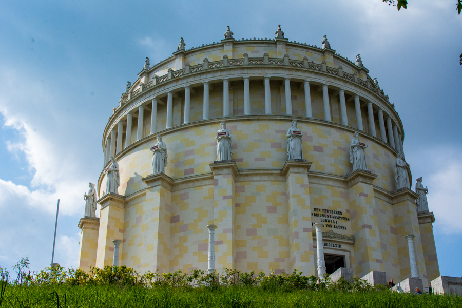 The Liberation Hall in Kelheim, Germany, offers stunning art and views over the countryside.