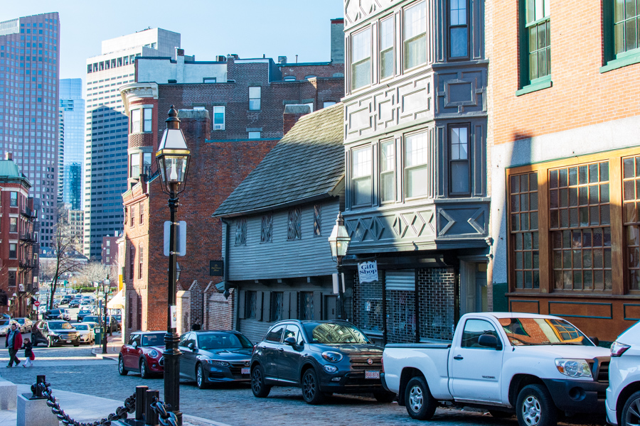 Paul Revere House sits along the Freedom Trail.