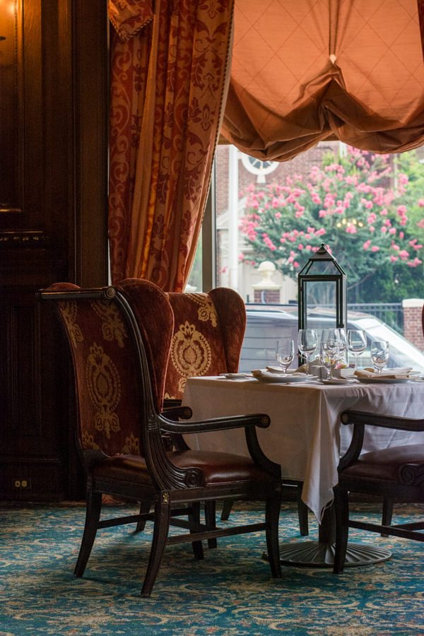 The historic and spectacular Hotel DuPont Green Room in Wilmington, Delaware.