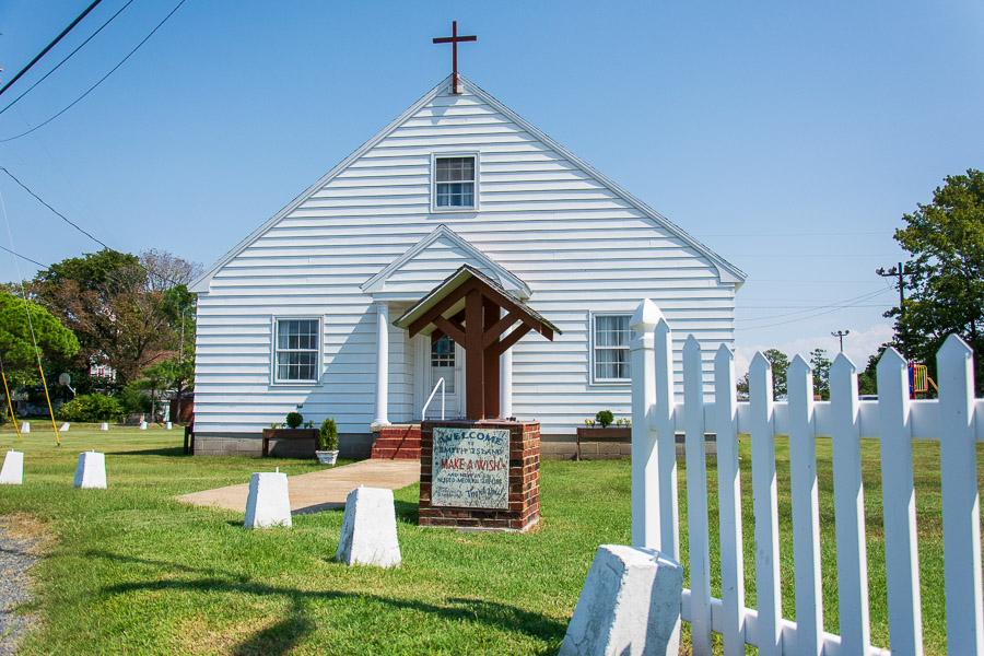 A church on Smith Island.