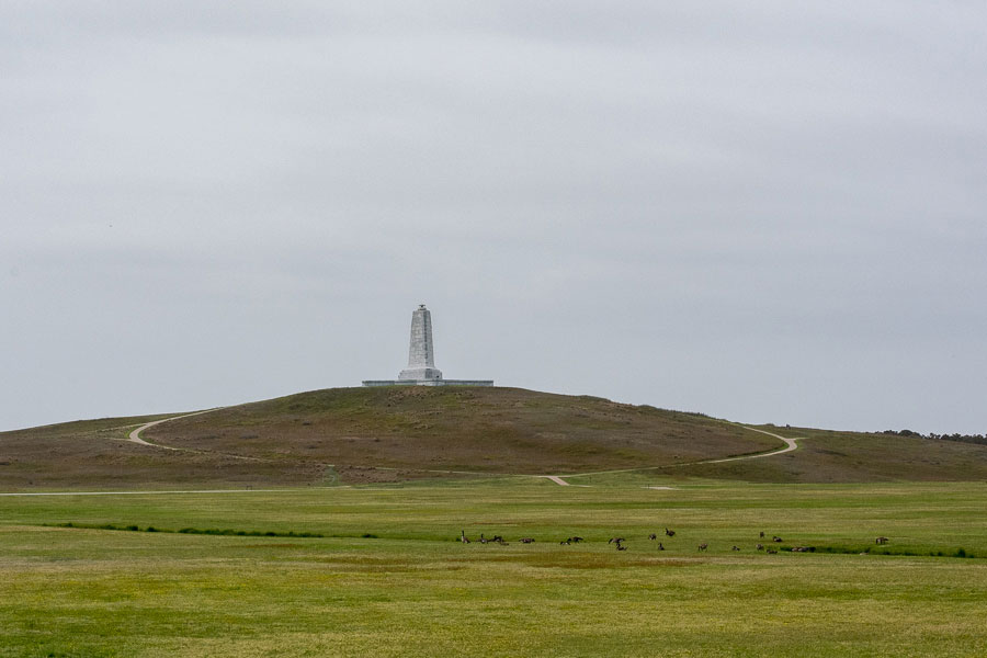 Wright Brothers National Memorial in Kitty Hawk, North Carolina.