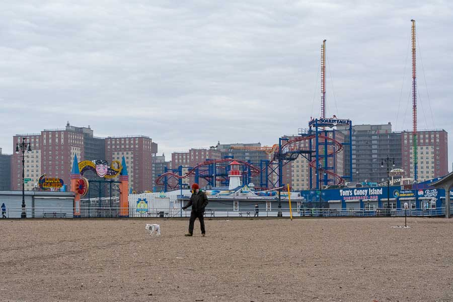 Coney Island is one of the best dog friendly beaches NYC has to offer.