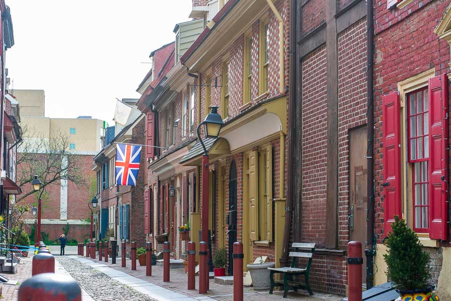 Elfreth's Alley is the oldest residential street in the United States.