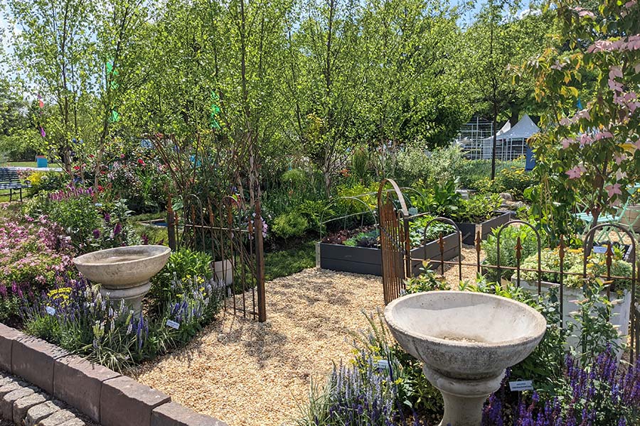 This French-inspired garden has an ease that will inspire visitors to the Philly Flower Show.