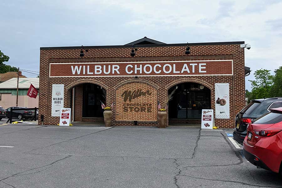 The Wilbur Chocolate Store in Lititz, PA.