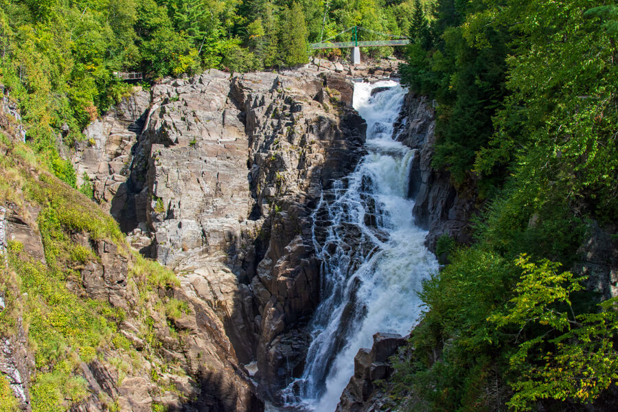 Canyon Saint-Anne is a Quebec waterfall not far from Quebec City.