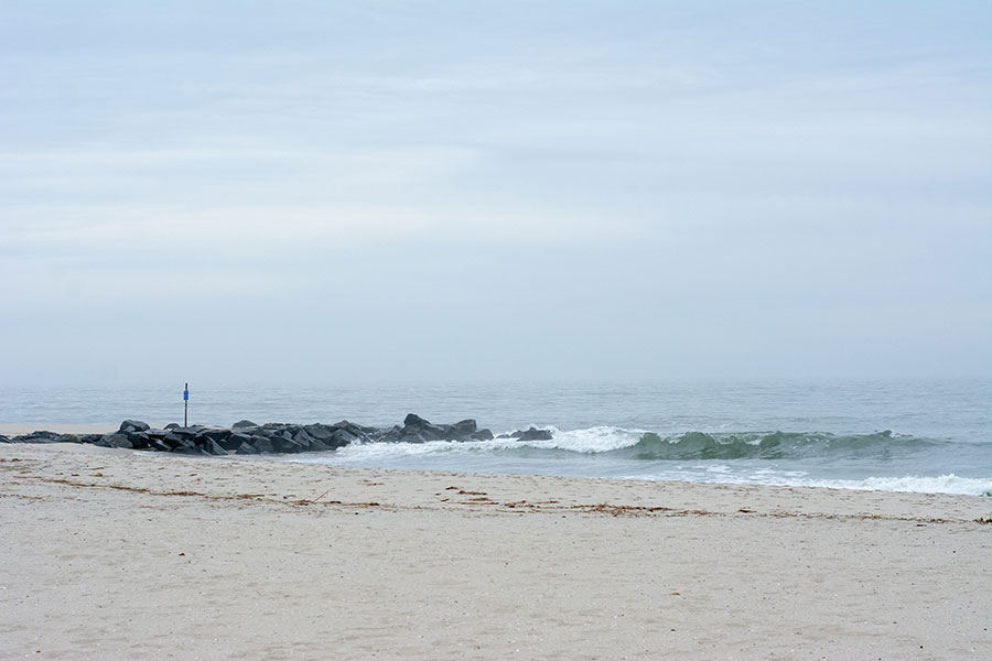 You will have the beach all to yourself in Cape May during a winter weekend getaway.