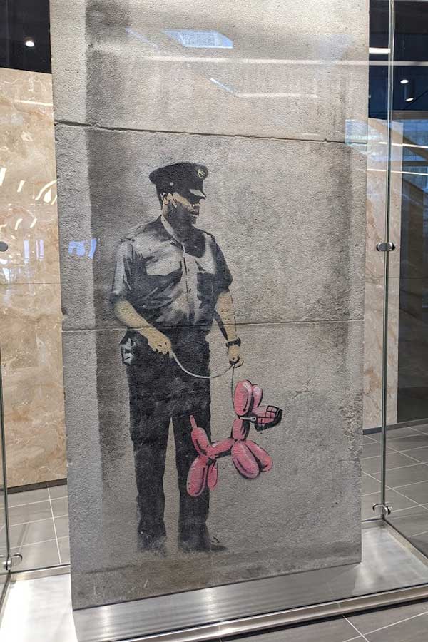 Banksy left his mark on Toronto.