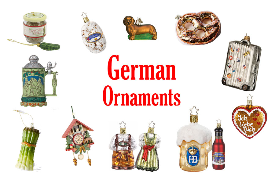 These German Christmas ornaments are a fun and extremely personal way to decorate your tree this holiday season!