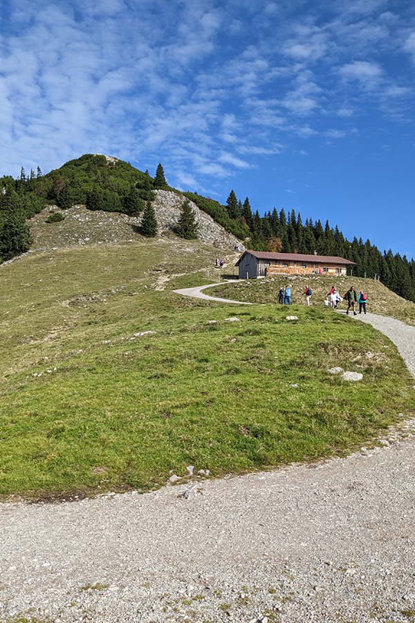 The summit of the Wallberg is only reachable on foot.