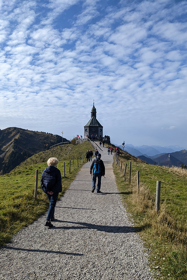 The Wallbergkicherl is a charming church atop the mountain.