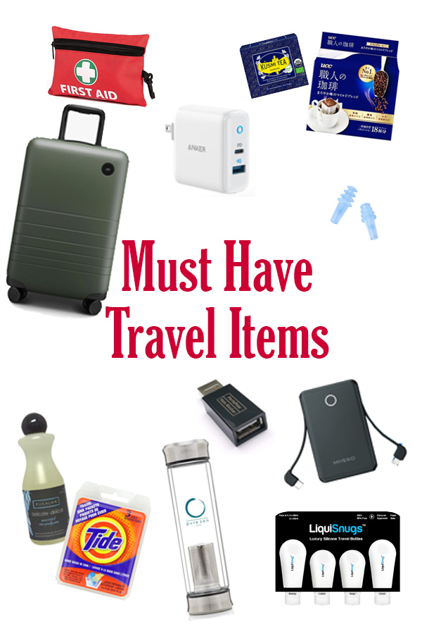 Take the stress out of travel with this convenient packing checklist of must have travel items to make your next getaway easy, comfortable, and fun!