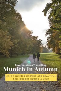 With fewer crowds after Oktoberfest, cooling temperatures, and beautiful tree colors, Munich in the autumn a wonderful time to visit.