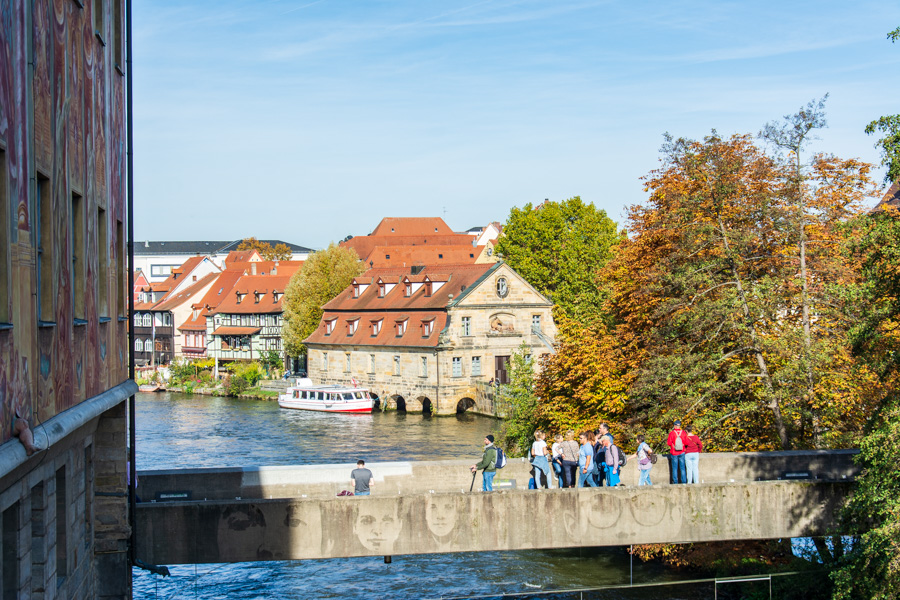 A view onto Bamberg's Little Venice.