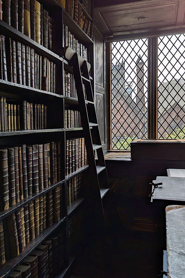 Chetham's Library in Manchester, UK, is the oldest free public reference library in the English-speaking world. The historic library is open for tours.