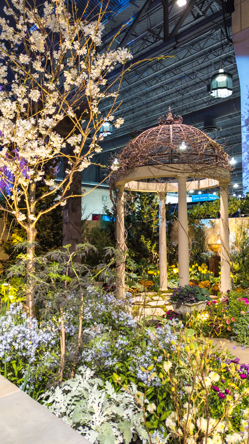 Landscape design is a prominent feature at the Flower Show.