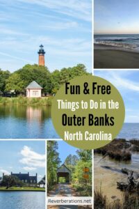 Save money without feeling like you are saving money with fun, free things to do in the Outer Banks of North Carolina, the popular beach destination. #obx #outerbanks