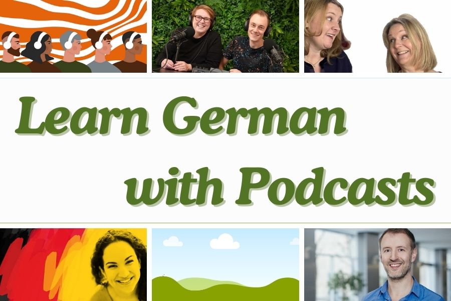 Learn German with podcasts for beginners to those more advanced!