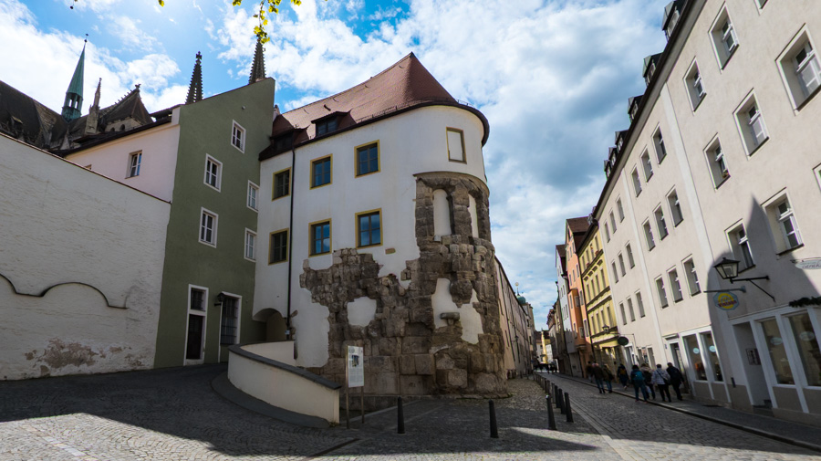 Porta Praetoria from 179 AD is one of only two remaining Roman gates north of the Alps.