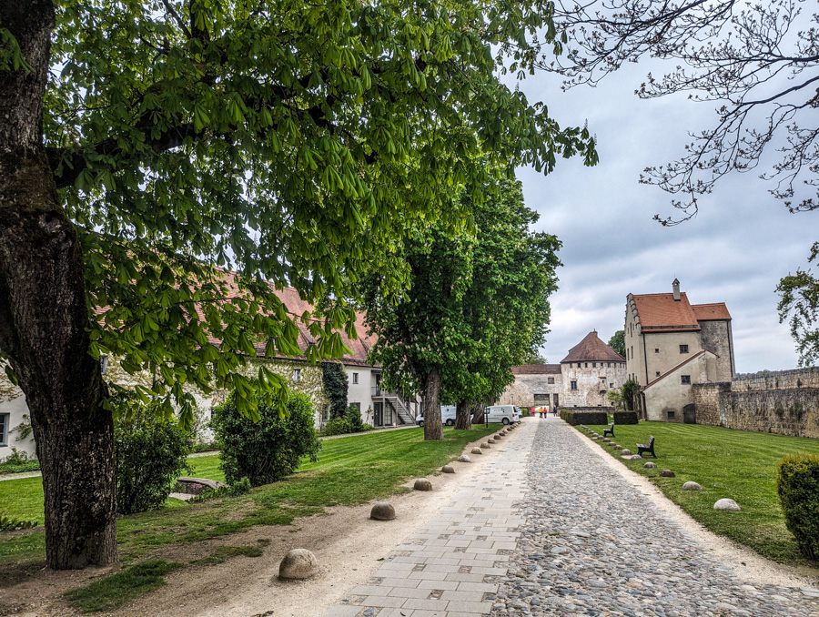 The roughly half-mile long walkway through the Burghausen Castle complex, the longest in the world.