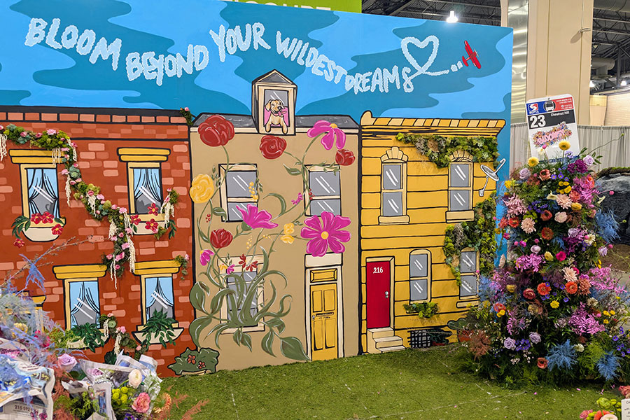 Philly's Mural Arts program exhibits at the Flower Show.